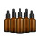 10Pcs Refillable Brown Glass Bottles for Essential Oils with Dropper 1
