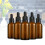10Pcs Refillable Brown Glass Bottles for Essential Oils with Dropper 3