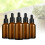 10Pcs Refillable Brown Glass Bottles for Essential Oils with Dropper 9
