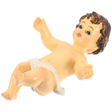 Multi Resin Baby Jesus Statue Handicraft Perfect Desktop Ornament