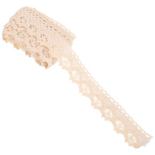 Selbstklebendes Spitzenband Beige 1 Rolle
