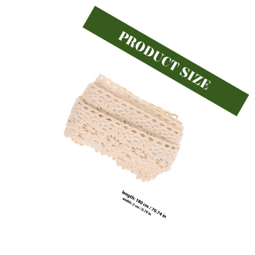 Selbstklebendes Spitzenband Beige 1 Rolle 1