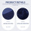 Safety Badematte Polyester 1 Set 32,3x19,7x0,4 Zoll 9