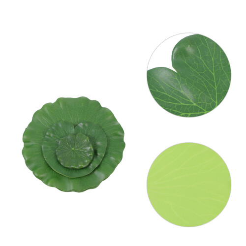 10pcs Artificial Floating Leaves Shape For Pool Decor And 2