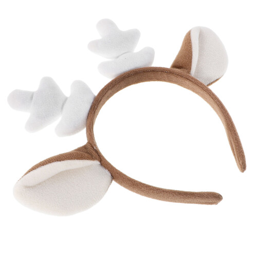 2Stk Hirschgeweih Stirnband Plüsch Haaraccessoire Für Partys