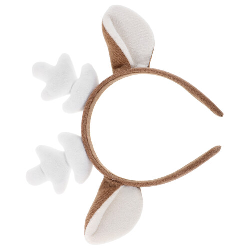 2Stk Hirschgeweih Stirnband Plüsch Haaraccessoire Für Partys 1