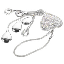 Car Pendant Car Accessories Girl 28x5x1,5 Cm Weiß