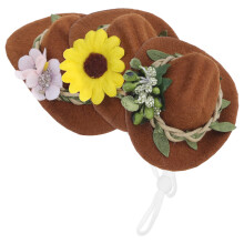 Raindrops Cowboyhoed Decoratie Gemengde Kleuren 3 Stuks