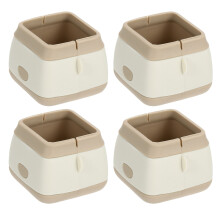 Furniture Feet Caps Weiß Silikon 4er Set