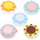 5St Mini Maßband PVC Klebeband 1