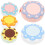 5St Mini Maßband PVC Klebeband 6