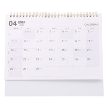 Papieren Desktop Kalender 2024 Met Praktisch Design