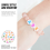 Assorted Color Acrylic Letter Beads for DIY Bracelets 11