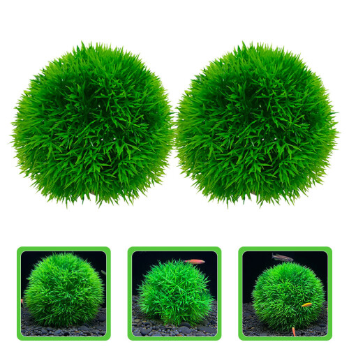 Aquarium Ornamenten Groene Plastic Bollen 2 4,5 Inch 2