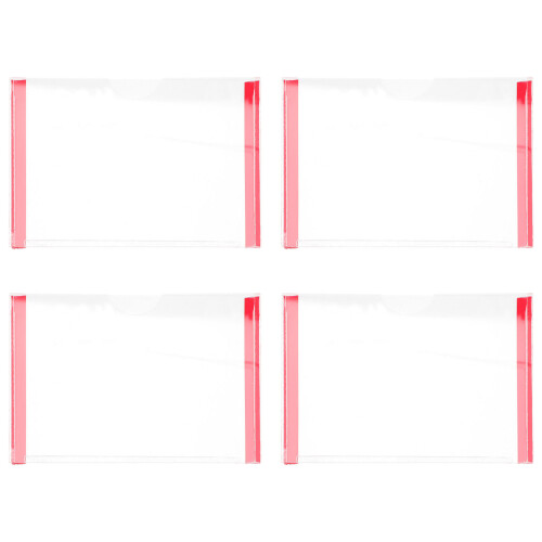 4 Bürotürschildhalter 14x9,6 Cm