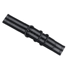 22 Mm Armband Nylonband Mit Schwarzer Schnalle Für Herrenuhr