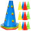 Durable Pe Trainingshütchen Bunt Für Sporttraining 9