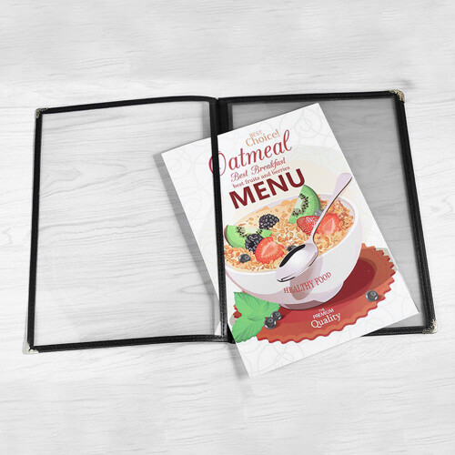 Schutzmappe Transparent Rezeptbuch 1