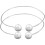 Masteelf 2 Perlenschnur Vorhang Halter Transparent 1
