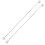Masteelf 2 Perlenschnur Vorhang Halter Transparent 9
