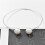 Masteelf 2 Perlenschnur Vorhang Halter Transparent 3