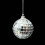 Disco Kugel Perlen Auto Zubehör Party Dekorationen Mini Silber 3