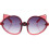 1Paar Vrolijke Party Zonnebril Fox Eye 6