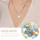 Runde Edelsteine Bastelset 100 Vielseitiger Stil 10