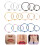 18 Teile Nasenring Piercing Ring Ohrringe 4
