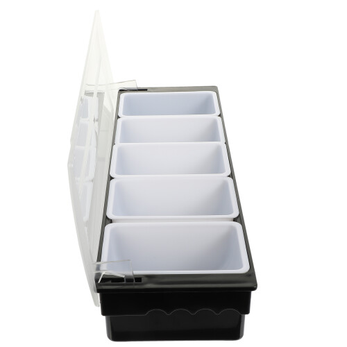Fruitcontainers Zwart 1 Set 19,5x6,1x3,5 Inch