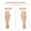 Raindrops Holz Handmodell Beige 1 Satz 12 Zoll 9