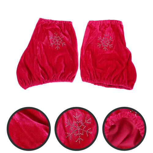 Elastische Eisschuh Rosa 1 Paar 2