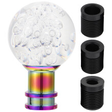 1Set Groene Acryl Knop Voor Auto Ergonomisch Rond Knopkop Met Adapter