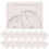 15St Nail Art Display Karte Push Confetti Papier 6