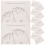 15St Nail Art Display Karte Push Confetti Papier 3