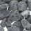 Aquarium Steine Schwarzer Kies 1 Set 6