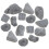 Aquarium Steine Schwarzer Kies 1 Set 11