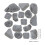 Aquarium Steine Schwarzer Kies 1 Set 2