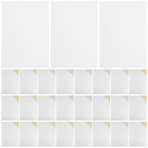 Raindrops 100 Blatt Leere Druck Aufkleber Drucker