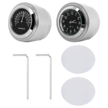 2Stk. Thermometer Schwarz Für Nachteinsatz