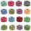 Red Polyester Stickgarn Crewel Garn Rolle 8