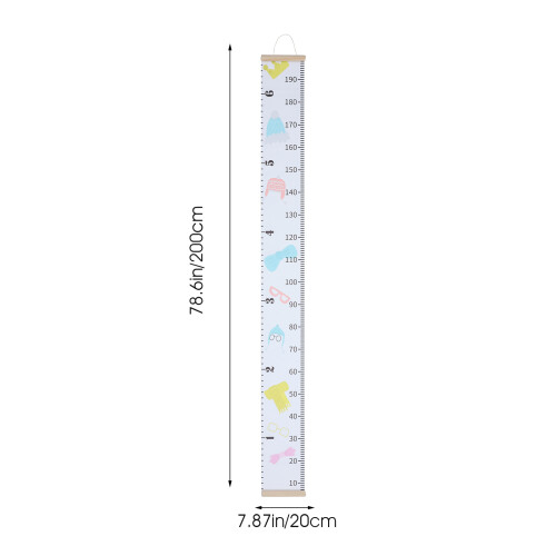 Kid Growth Height Chart Holz Bunt 1 1