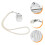 1 Set Daumeninstrument-Taste Mini Klavier Acryl 2