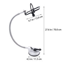 Verstellbarer Haartrocknerhalter Aus Nahtlosem Silber, 1