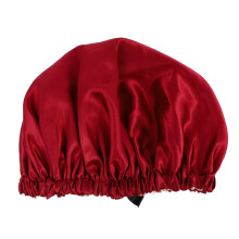 Satin Miss Wasserdichte Rundmütze Rot