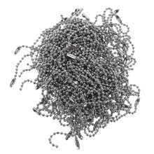 100 Kugelrollkette, Diy Perlenkette, Strass, Silber