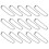 100 Kugelrollkette, Diy Perlenkette, Strass, Silber 9