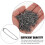 100 Kugelrollkette, Diy Perlenkette, Strass, Silber 10