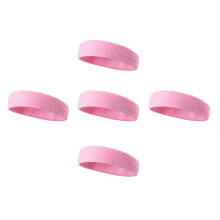 5Set Stirnband Rosa Für Outdoor Training Sport