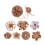 Raindrops 9 Blumen Für Wandzeremonie Mutter 7
